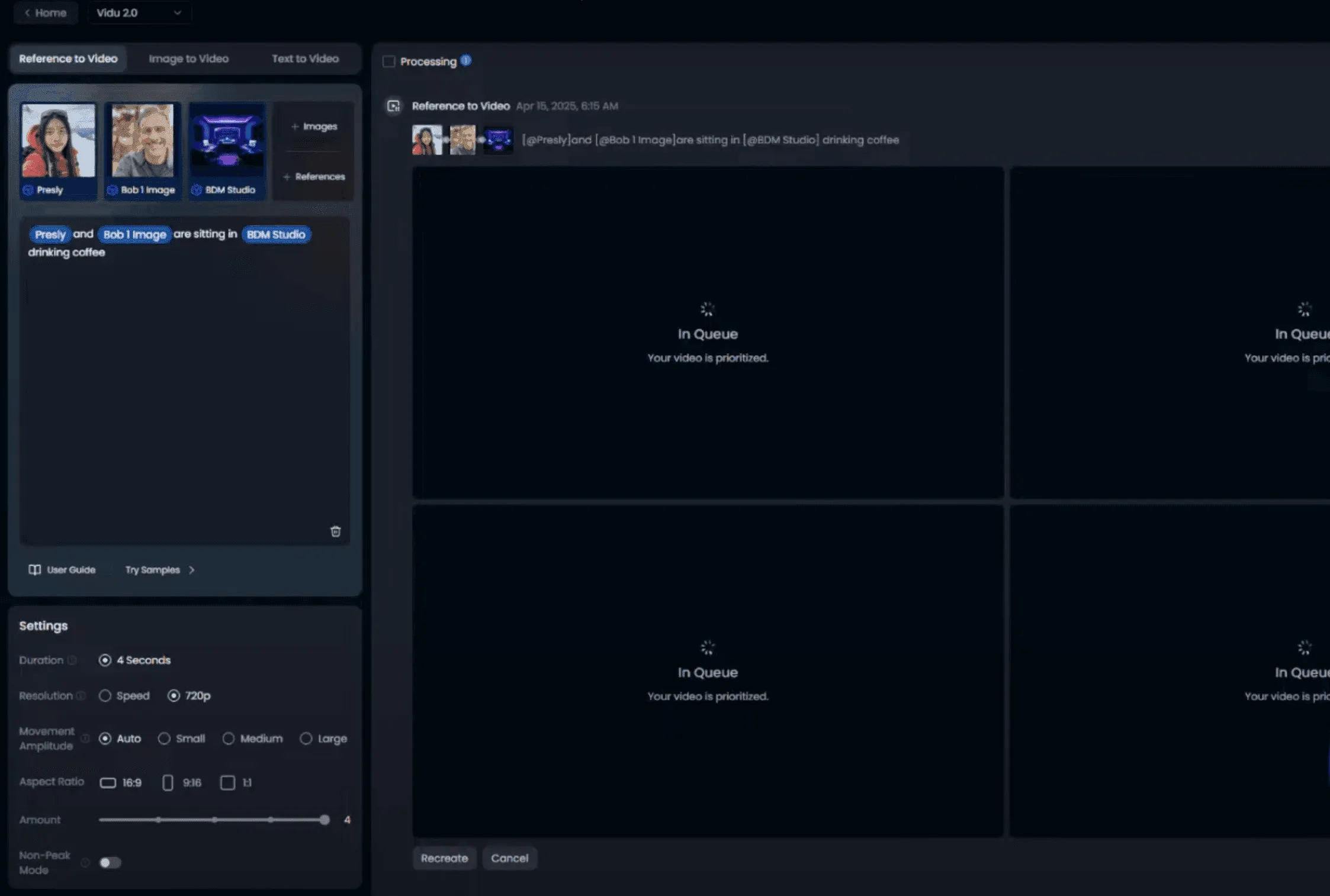 Reference Video Consistency Vidu Q1