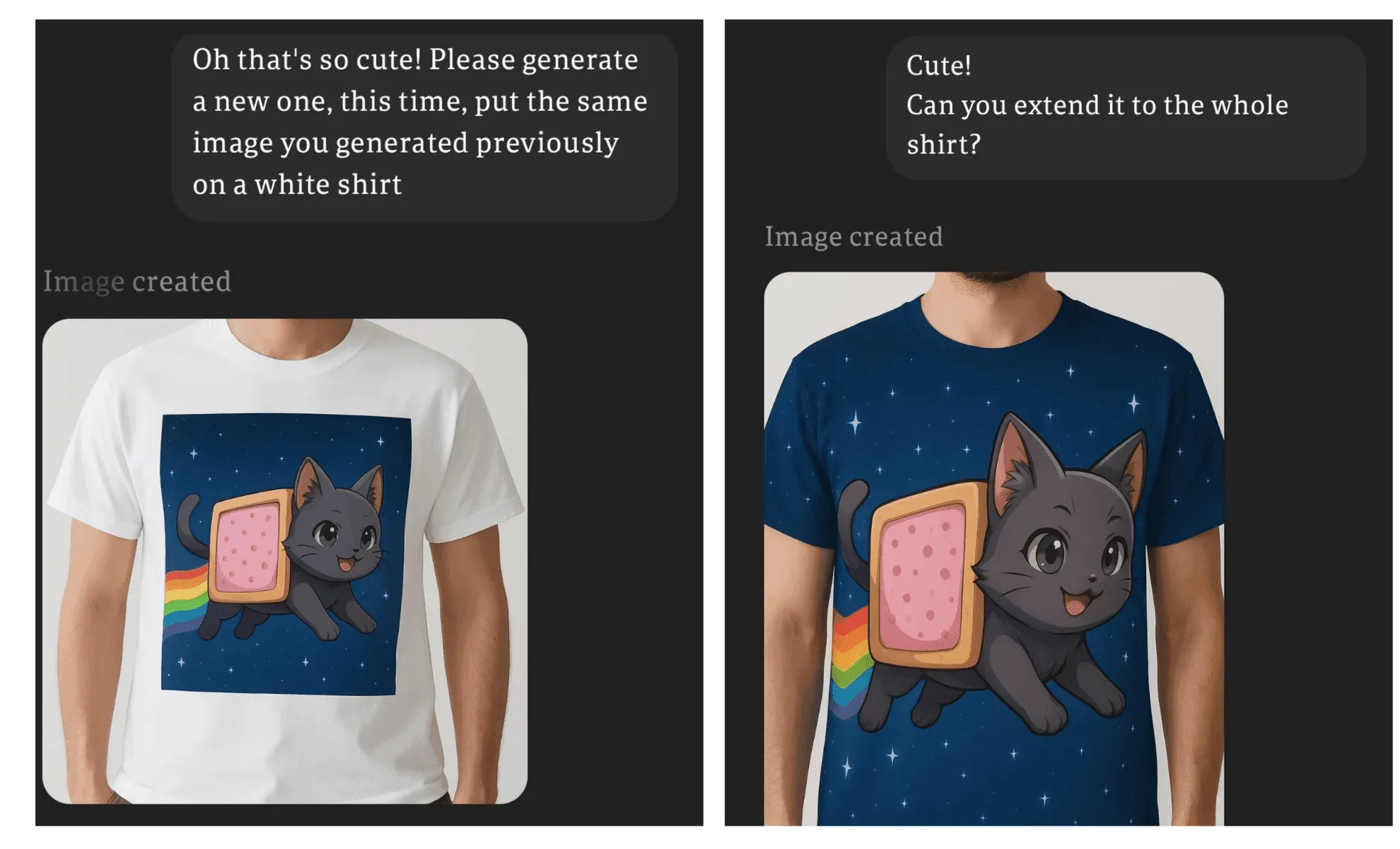 gpt 4o shirt transform