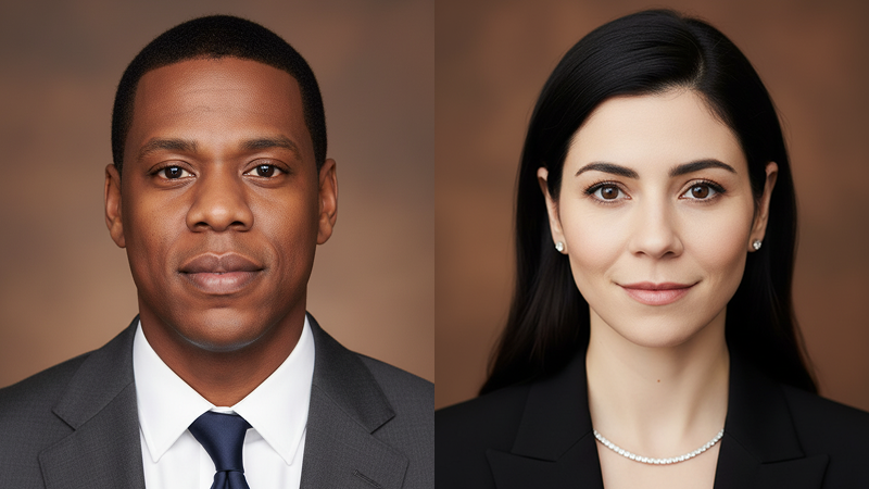 Brown gradient+formal attire